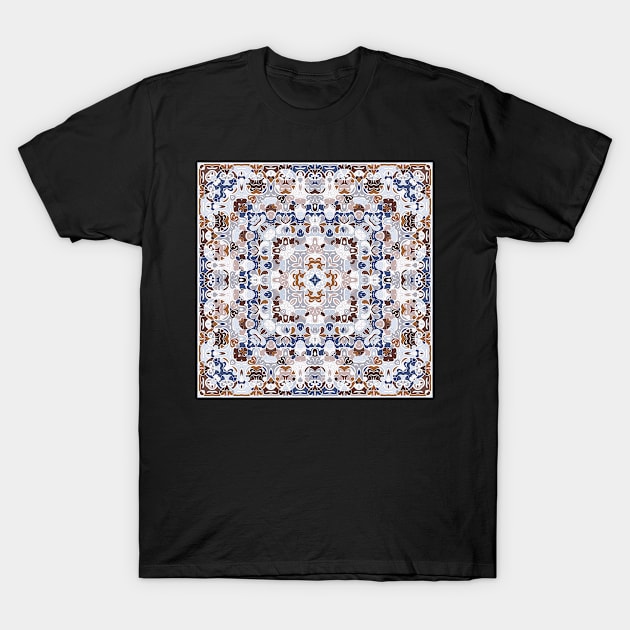 Arabic ornate square pattern T-Shirt by IrinaGuArt
